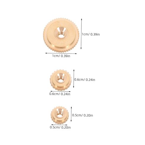 Zerodeko 12pcs Brass Clock Hand Nut Replacement for Clock Mechanism Easy Installation and Enhanced Stability in Saudi Arabia