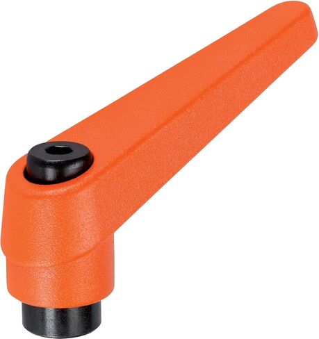HALDER 24390.0016 Adjustable Clamping levers, Black, d1=13 mm / d2=M4 / l1=16 mm in Saudi Arabia