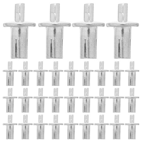 Toyvian 100pcs Aluminum Core Piercing Rivets: Hammer Set Expansion Rivets for Wall Advertising and Iron Plate Art Installation DIY Fasteners in Saudi Arabia