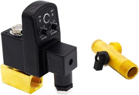 1PCS 1/2'' Drain Valve with Timer Auto Drain(AC24V) in Saudi Arabia
