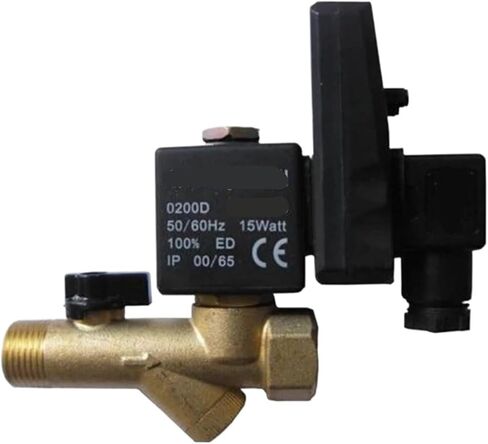 1PCS 220V 1/2" fully automatic timed air compressor condensate automatic drain valve(OPT A,110VAC) in Saudi Arabia