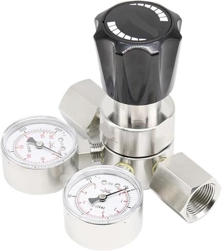 1PCS R11 Stainless Steel 316L 3/4" Inlet Connection 3000psi Pressure Regulator in Saudi Arabia