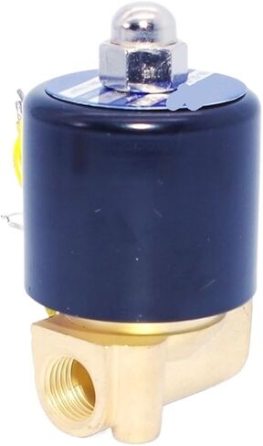 1PCS 1/4 24v air solenoid valve 12V normally closed water N/C 2W025-08 brass(BSP_240VAC) in Saudi Arabia