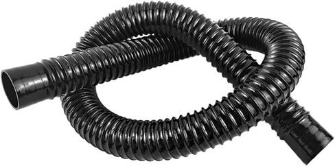 1Pcs I.D 20/25/32/40mm Corrugated Hose Inlet Outlet Hose Rubber Head Aquarium Corrugated Pipe Soft with Clamps Fish Tank Tube(ID 32mm with Clamps) in Saudi Arabia