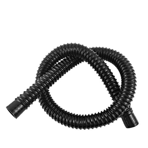 1Pcs I.D 20/25/32/40mm Corrugated Hose Inlet Outlet Hose Rubber Head Aquarium Corrugated Pipe with Clamps Soft Fish Tank Tube(ID 40mm with Clamps) in Saudi Arabia