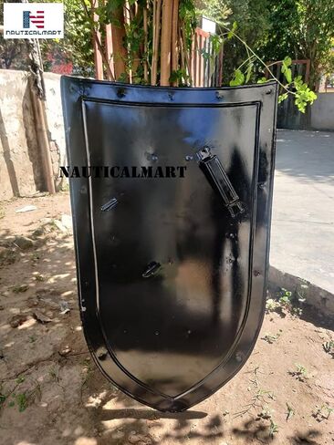 بحري مارت القرون الوسطى الثقيلة الصليب الأحمر فارس درع معركة درع القرون الوسطى سخان درع 32inc in Kuwait