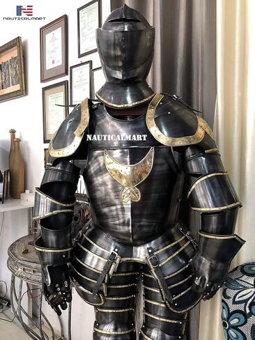 Nautical-Mart كلاسيكي بالحجم الطبيعي 6ft من القرن السادس عشر تمثال درع إيطالي يمكن ارتداؤه in Kuwait