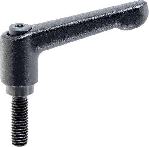 HALDER 24400.0543 Adjustable Clamping levers, Silver, d1=25 mm / d2=M12 / l1=25 mm in Saudi Arabia