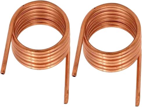 MAGICLULU 2pcs 2m Soft Copper Tubing Coil 4mm X 0.5mm Thin Wall Copper Tube for Air Conditioner Refrigeration and Hvac Applications in Saudi Arabia