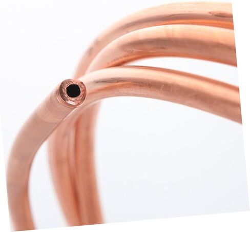 MAGICLULU 2pcs 2m Soft Copper Tubing Coil 4mm X 0.5mm Thin Wall Copper Tube for Air Conditioner Refrigeration and Hvac Applications in Saudi Arabia
