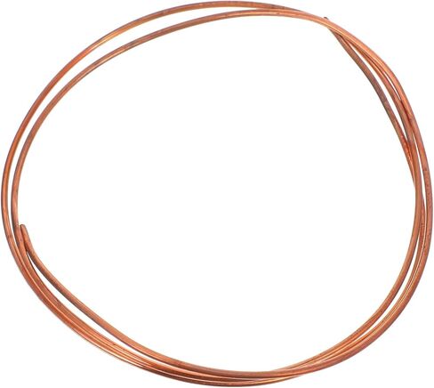 Didiseaon Soft Coil Copper Tubing 2.2mm Outer Diameter X 0.5mm Wall Thickness Copper Refrigeration Tube for Air Conditioner Hvac and Refrigerator Connection in Saudi Arabia