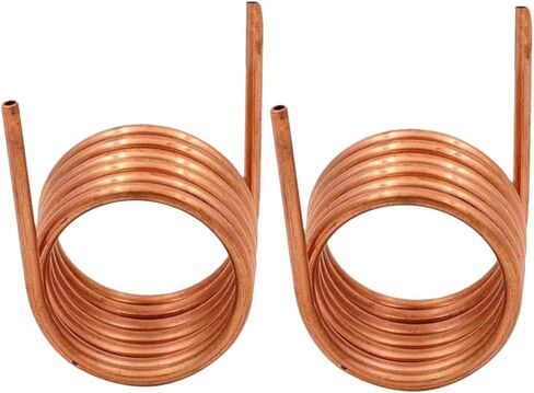 2pcs Soft Copper Tubing Coil for Refrigeration 2m Length 4mm X 0.5mm Thin Wall Copper Tube 3mm Inner Diameter for Freezer and Air Conditioner in Saudi Arabia