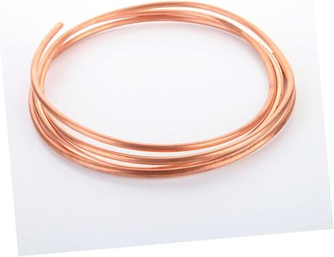 2pcs Soft Copper Tubing Coil for Refrigeration 2m Length 4mm X 0.5mm Thin Wall Copper Tube 3mm Inner Diameter for Freezer and Air Conditioner in Saudi Arabia