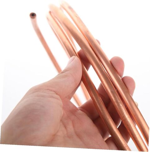 2pcs Soft Copper Tubing Coil for Refrigeration 2m Length 4mm X 0.5mm Thin Wall Copper Tube 3mm Inner Diameter for Freezer and Air Conditioner in Saudi Arabia