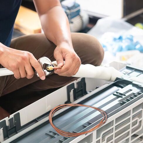 Luxshiny Soft Copper Tube 2.2mm X 0.5mm Wall Thickness Coil for Refrigeration and Air Conditioning, Flexible Copper Refrigeration Tubing for Hvac Systems and Cooling Applications in Saudi Arabia