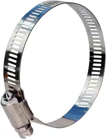 Neo-Pure Stainless Steel Hose Clamp, 316 Marine Grade, Hex Slotted Screw, Automotive Marine Agricultural Use (3/8" - 7/8" SAE # 6, 10) in Kuwait