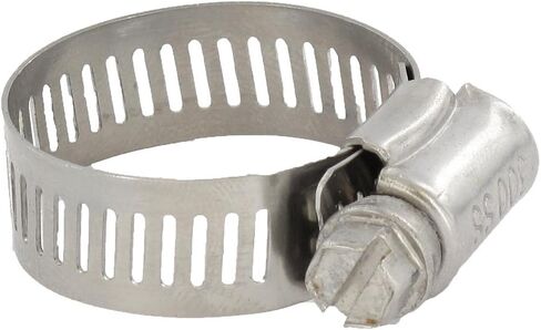 Neo-Pure Stainless Steel Hose Clamp, 316 Marine Grade, Hex Slotted Screw, Automotive Marine Agricultural Use (3/8" - 7/8" SAE # 6, 10) in Kuwait