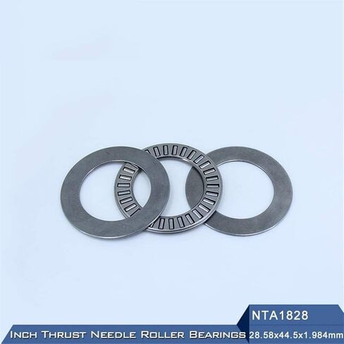 TMP1105 5Pcs TC1828 NTA 1828 Bearings NTA1828 + TRA Inch Thrust Needle Roller Bearing with Two TRA1828 Washers 28.58x44.5x1.9837 mm in Saudi Arabia