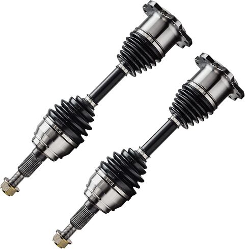 محور ديترويت-مهاوي محور محور CV الأمامي 4WD لعام 1999-2004 Ford F-250 F-350 Super Duty 2000-2005 ، 2 U-Coint CV Axlements استبدال [Dana 60 Axle] in Kuwait