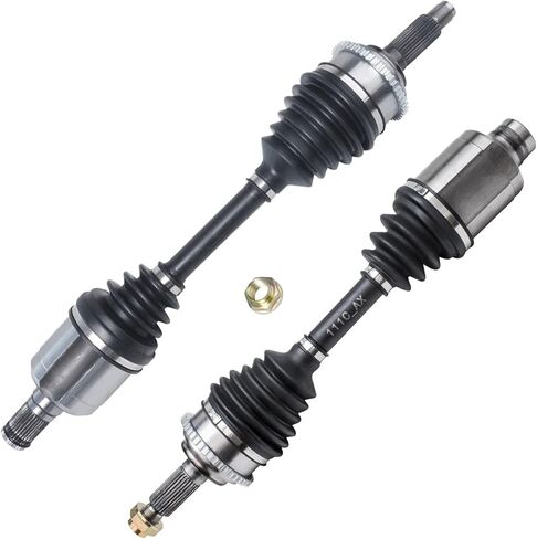 محور ديترويت-مهاوي محور محور CV الأمامي 4WD لعام 1999-2004 Ford F-250 F-350 Super Duty 2000-2005 ، 2 U-Coint CV Axlements استبدال [Dana 60 Axle] in Kuwait
