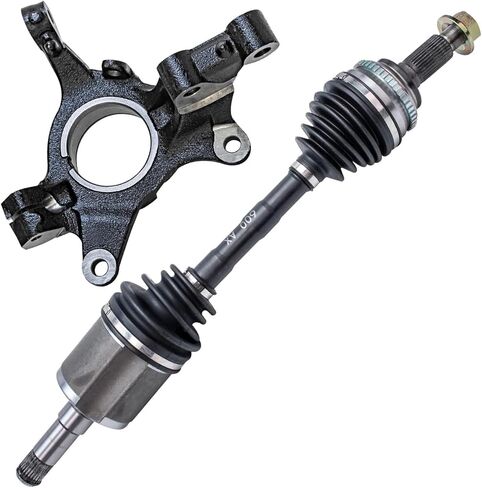 محور ديترويت-مهاوي محور محور CV الأمامي 4WD لعام 1999-2004 Ford F-250 F-350 Super Duty 2000-2005 ، 2 U-Coint CV Axlements استبدال [Dana 60 Axle] in Kuwait