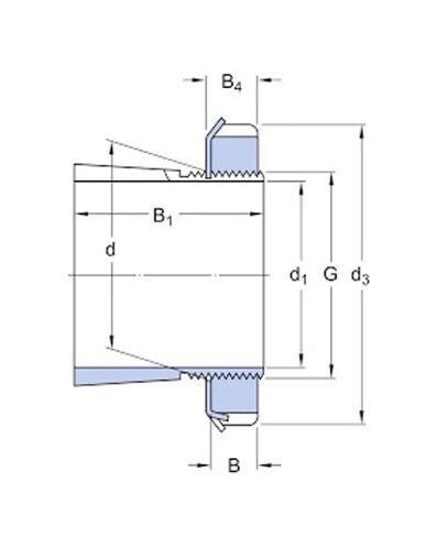 H3024 Bearing Adapter Sleeve with Lock Nut & Washer in Saudi Arabia