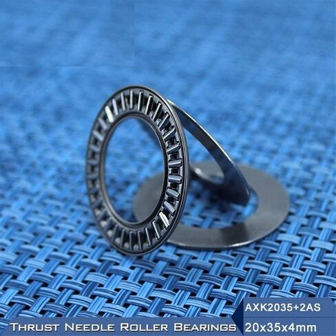 TMP1105 AXK2035 + 2AS 10 Pcs Thrust Needle Roller Bearing AXK Series with 2AS2035 Washers AXK1104 889104 NTB2035 Bearings 20x35x4mm in Saudi Arabia