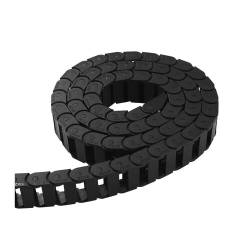 10 x 20mm L1000mm Cable Drag Chain Wire Carrier with End Connectors Route for Router Machine Tools 1M in Saudi Arabia