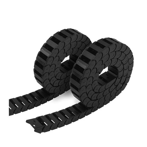 10 x 20mm L1000mm Cable Drag Chain Wire Carrier with End Connectors Route for Router Machine Tools 1M in Saudi Arabia