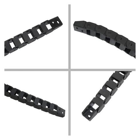 1 Meter Plastic Cable Chain 1M Wire Carrier Drag Chain with End Connector Chains for Router Machine Cable Channel(10x10 mm) in Saudi Arabia