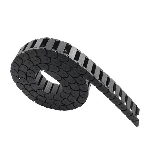 1 Meter Plastic Cable Chain 1M Wire Carrier Drag Chain with End Connector Chains for Router Machine Cable Channel(10x10 mm) in Saudi Arabia