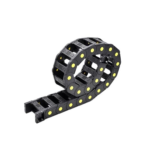 Plastic Transmission Cable Chains Bridge Opened Drag Chain with End Connectors Router Machine Tools Wire Carrier(125mm,20x77mm) in Saudi Arabia