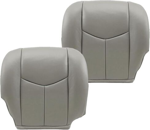 السائق الأمامي NLQR ومقعد الاستبدال أسفل الركاب يغطي Pewter Gray 922 متوافق مع Chevy Silverado Sierra Tahoe Suburban Avalanche Yukon XL 2003 2004 2005 in Kuwait