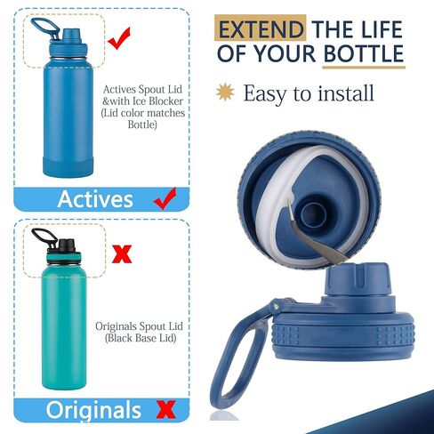 16 Pcs Water Bottle Lid Gasket Replacement for Takeya Actives 18oz 22oz 24oz 32oz 40oz,Leak-Proof Rubber Seal Ring Gaskets Replacement for Spout Lid Bottles Accessories(Not for Takeya Originals) in Kuwait