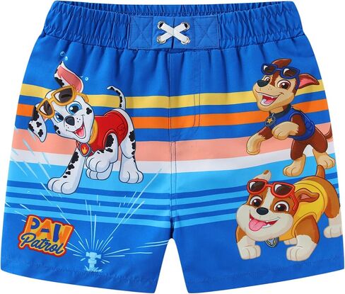 PAW PAW PATROL Nickelodeon Chase و Marshall Boys Upf 50+ Swim Trunks Suit for Toddler and Big Kids in Saudi Arabia