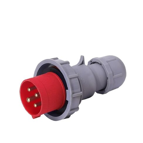 شاحنة مبردة بحرية 440 فولت مقبس صناعي 4 كور 32A حاوية 3 ساعات مقاومة للماء لرسو السفن ذكر وأنثى (موصل B) in Kuwait