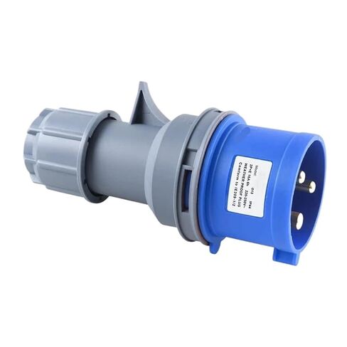 Nylon Material Concealed Oblique Industrial Socket 3 core 4 core 5 Hole 16A32A Aviation Waterproof and dustproof Non-Explosion-Proof Connector Three-Phase Power(3 core 32A Plug) in Saudi Arabia