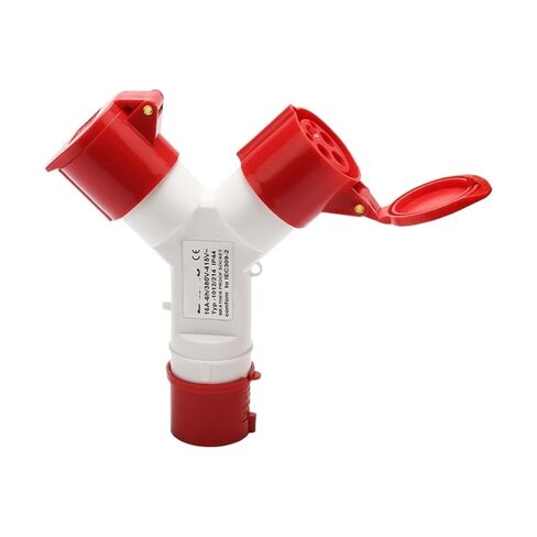 One-to-Two Industrial Socket 4X16A Two-Way Aviation Plug and Waterproof IP44 1014-2 in Saudi Arabia