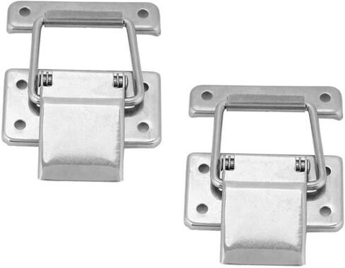 Latch Lock Stainless Steel Hardware Cabinet Case Spring Loaded Latch Catch Toggle Hasp Hardware Furniture Clasp Lock in Saudi Arabia