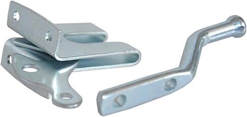 Slide Latch,Gate Bolt Lock,Bolt Sliding Door Lock, Self Locking Gate Latch Anto Locking Electroplated Carbon Steel Hasp auto Door Lock for Garden Fencing Pasture Farm in Saudi Arabia