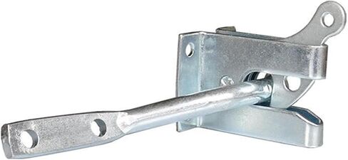Slide Latch,Gate Bolt Lock,Bolt Sliding Door Lock, Self Locking Gate Latch Anto Locking Electroplated Carbon Steel Hasp auto Door Lock for Garden Fencing Pasture Farm in Saudi Arabia