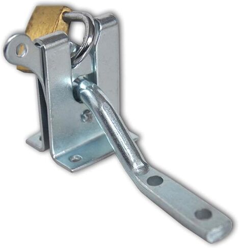 Slide Latch,Gate Bolt Lock,Bolt Sliding Door Lock, Self Locking Gate Latch Anto Locking Electroplated Carbon Steel Hasp auto Door Lock for Garden Fencing Pasture Farm in Saudi Arabia