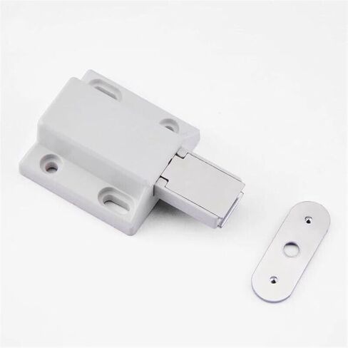 Slide Latch,Gate Bolt Lock,Bolt Sliding Door Lock, 4PCS Invisibility Push to Open Magnetic Door Drawer Cabinet Catch Touch Latch Cupboard Push to Open Cabinet Catch in Saudi Arabia
