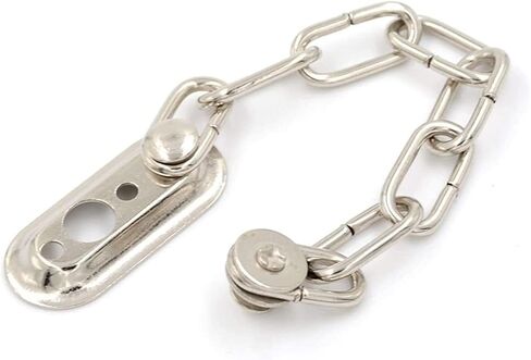 Door Chain Lock,Chain Safe Buckle,Latch Safety Limiter,Stainless Steel Anti-Theft Chain Door Link Buckle Room Hotel Hotel Security Door Chain Lock Household Free Punching in Saudi Arabia