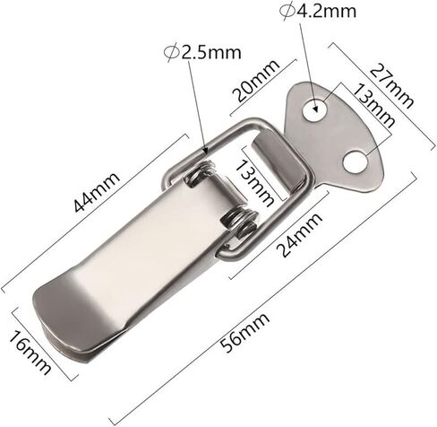 مزلاج قفل الفولاذ المقاوم للصدأ الربيع تحميل مزلاج الصيد تبديل غلق بمشبك غلق بمشبك صناديق خزانة لانزلاق الباب صندوق نافذة بسيط مشبك الأجهزة in Kuwait