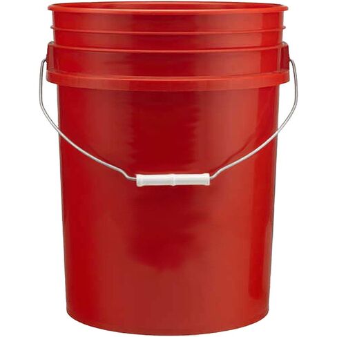 5 Gallon Buckets Six (6) Pack | Plastic | Red in Kuwait