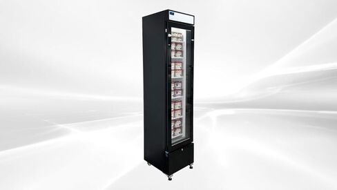 الفريزر التجاري الزجاجي بباب واحد 17 بوصة 105 لتر NSF المستقيم -15 درجة فهرنهايت إلى 5 درجات فهرنهايت مطعم التاجر النحيف SD-105B in Kuwait