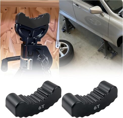 2PCS 6 Ton Jack Stands Pads for Secure Lifting,Non-Slip Rubber Floor Jack Pad with Stable Shock Absorptionn,Jacks Pads for Floor Jacks Car Accessories for Car Repair in Saudi Arabia