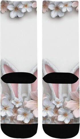 جوارب المشي لمسافات طويلة بحافة أرنب زهرية - جوارب شتوية حرارية سميكة دافئة للأطفال الصغار للأولاد والبنات للمدرسة، والارتداء اليومي والأنشطة الخارجية in Kuwait