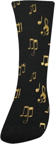 Musical Notes Piano Keys Hiking Socks - Toddler Boys & Girls Warm Thick Thermal Winter Crew Socks for School, Daily Wear & Outdoor Activities in Saudi Arabia